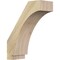 Ekena Millwork 6"W x 14"D x 18"H Imperial Rough Sawn Knee Brace, Douglas Fir BRC06X14X18IMP00RDF - alternate 1